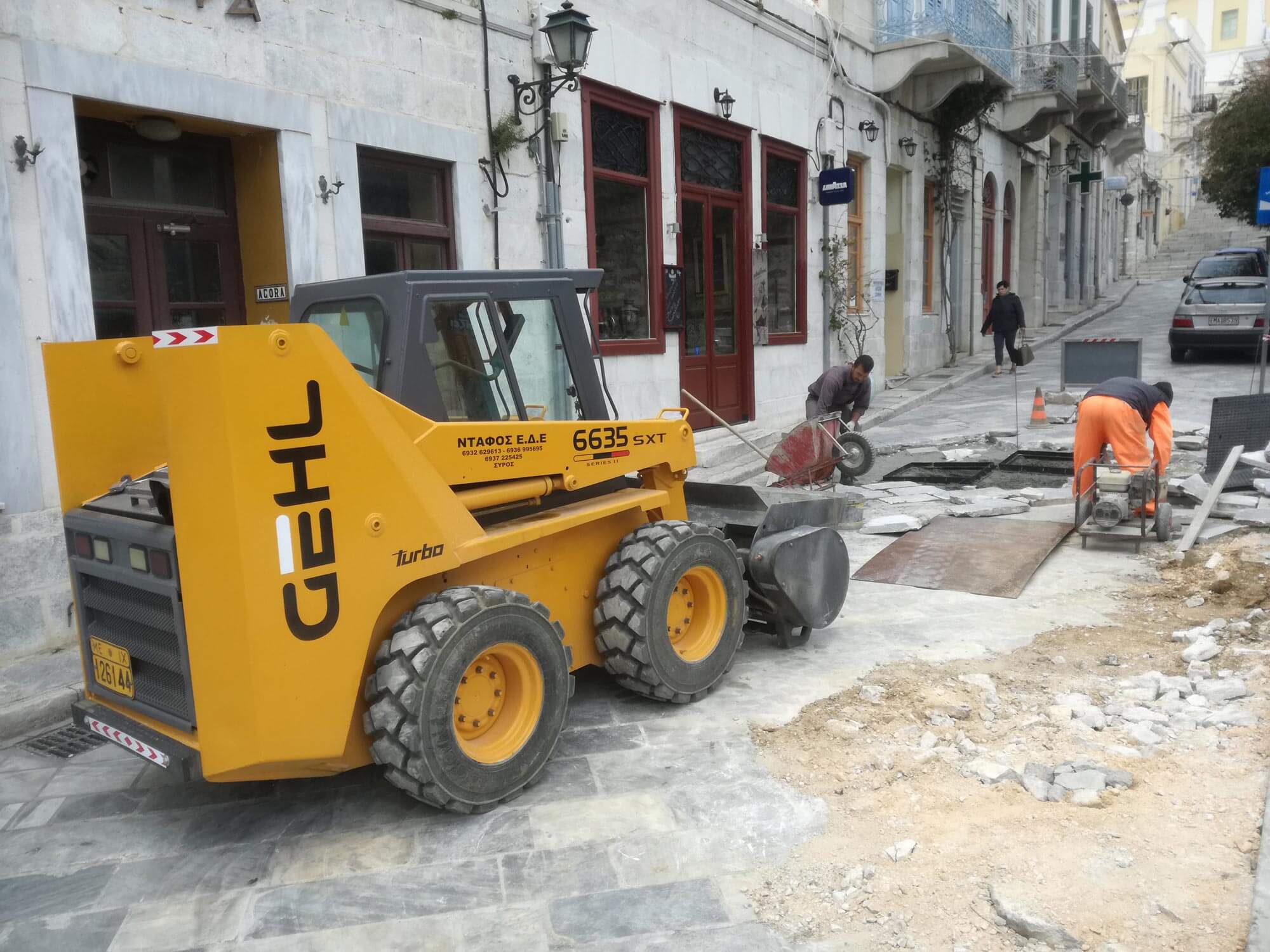 Πλακοστρώσεις Ερμούπολη