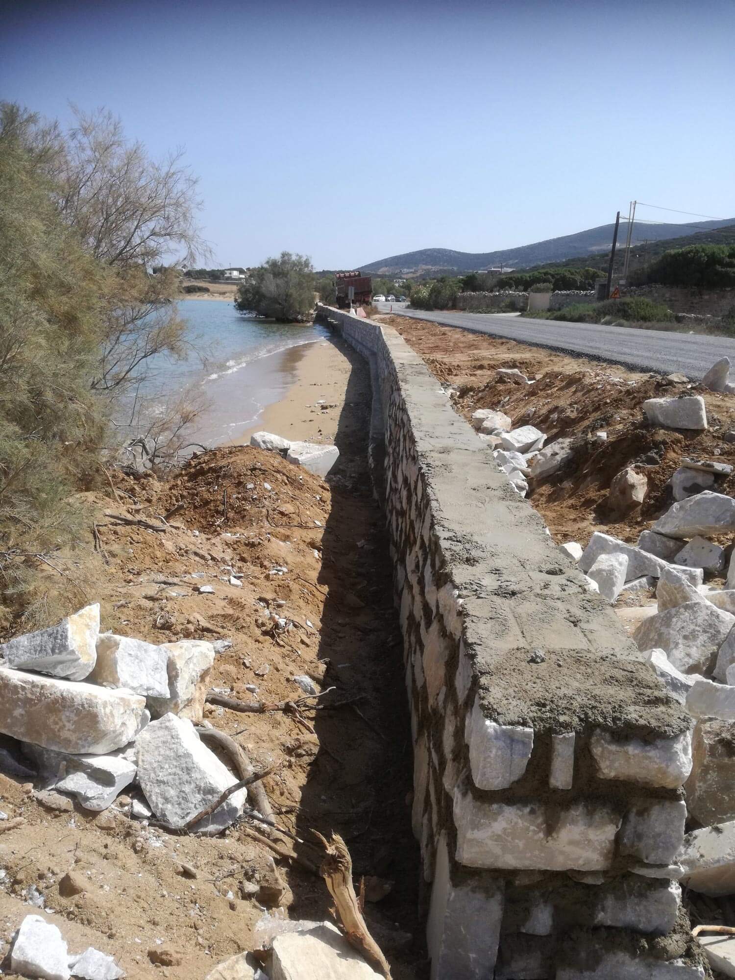 Έργα στην Πάρο 