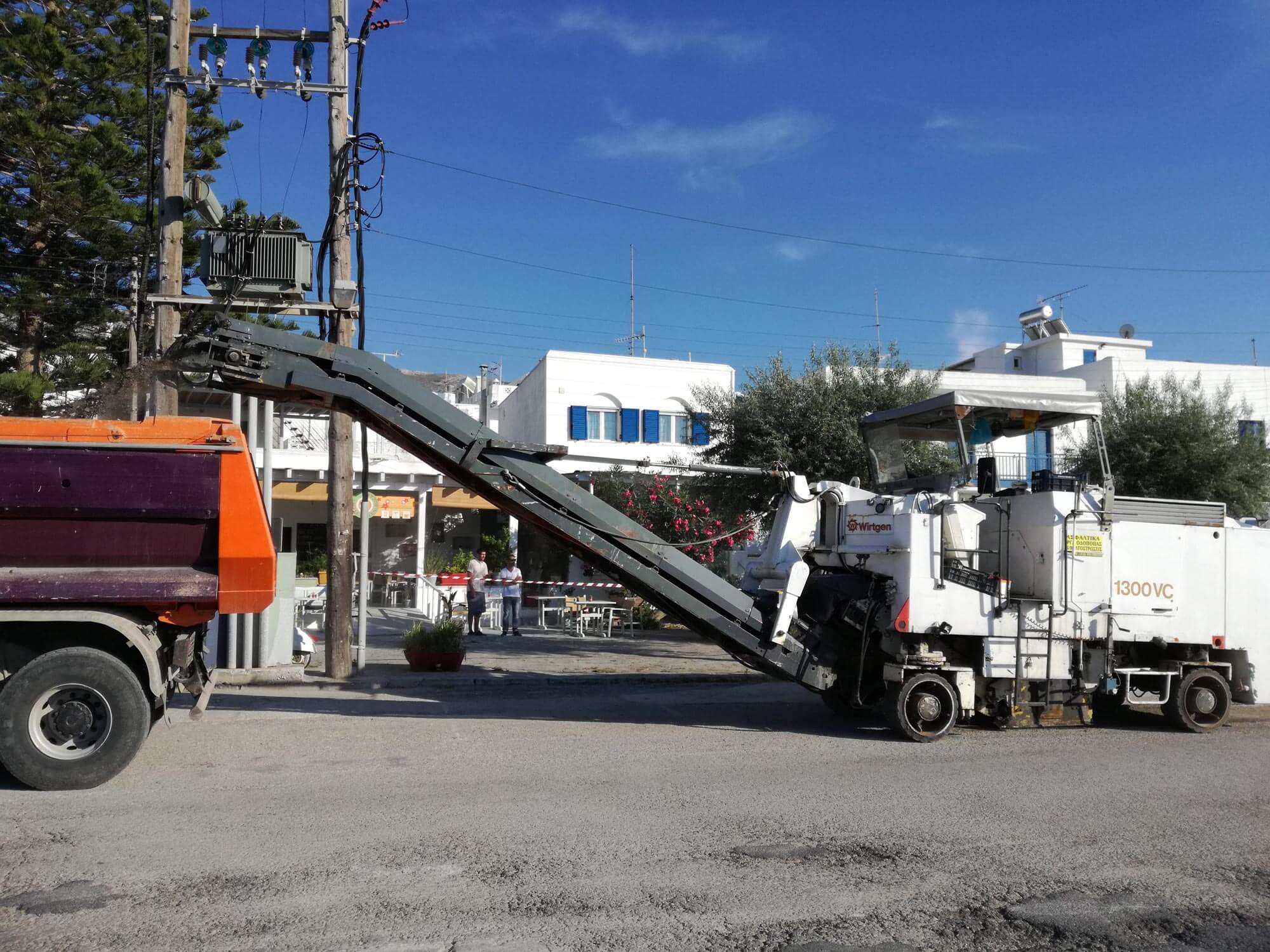 Έργα στην Πάρο 